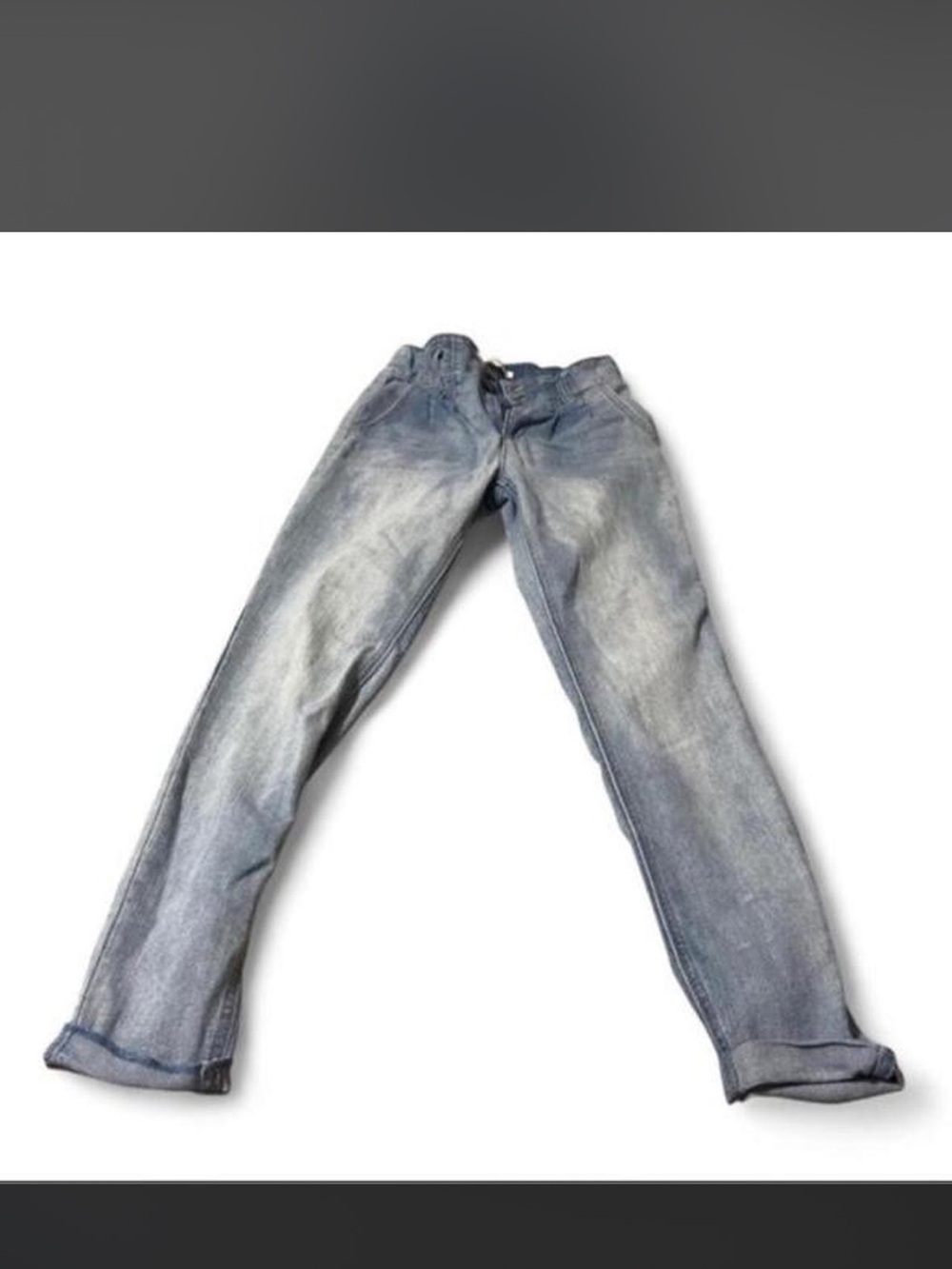 Almost Famous Men's Light Blue Slim Straight Jeans